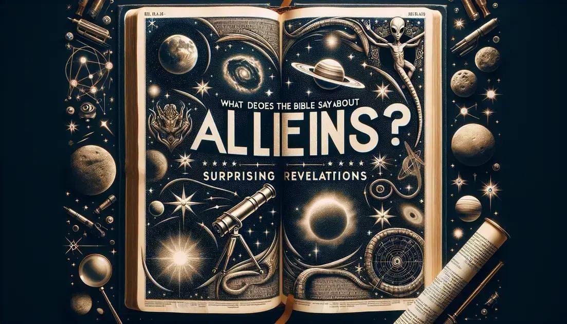 O Que a Bíblia Diz Sobre os Extraterrestres? Revelações Surpreendentes